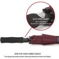 Paraguas de golf con apertura automática, paraguas impermeables a prueba de viento con techo doble extra grande de gran tamaño - details 95