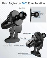 Clip de ventilación para coche, soporte, base de cabeza esférica de 17mm para salida de aire de coche, soporte para teléfono GPS - details 1