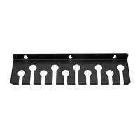 Colgador de herramientas de montaje en pared, organizador de llaves que ahorra espacio, organizador de herramientas de pared, soporte de almacenamiento, estante de almacenamiento de herramientas de Metal negro - details 5