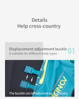 Mochila de Deporte al Aire Libre AONIJIE C9107 para Correr y Hidratarse Bolsa de Chaleco para 68cm a 130cm de Pecho - details 15