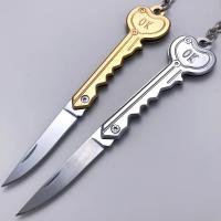 Llavero plegable de acero inoxidable para hombre y mujer, minillavero portátil de supervivencia, multifunción, bolsa, N798 - details 4