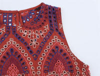 Conjunto de moda para mujer Camiseta sin mangas con cuello redondo y cintura alta - details 5