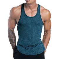 Nueva camiseta deportiva sin mangas para hombre, camiseta interior de entrenamiento de verano para hombre, camiseta sin mangas holgada transpirable de secado rápido para baloncesto, chaleco deportivo informal para hombre - details 13