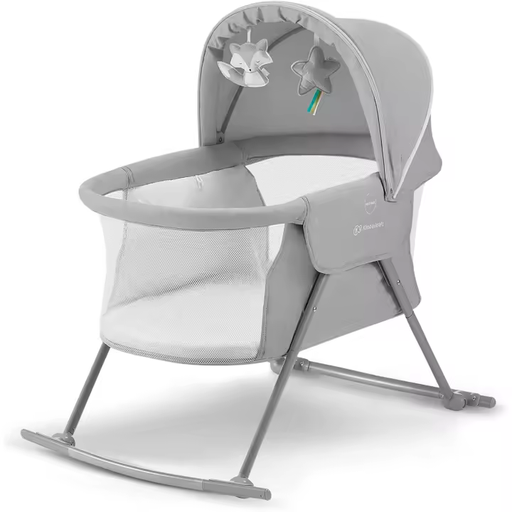 Cuna de Bebé 3 en 1 Cuna de Viaje Plegable en 5 Segundos Mosquitera 2 Juguetes y Bolsa de Viaje - 1