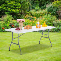 Mesa Plegable de Resina Reforzada Ideal para Acampar, Jardín y Eventos - details 4