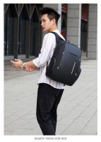 Mochila Portátil Impermeable para Hombres Carga USB Resistente al Desgaste - details 29