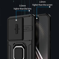 Funda para Xiaomi POCO F6 5G rígida a prueba de golpes Funda de protección de lente deslizante con soporte - details 0
