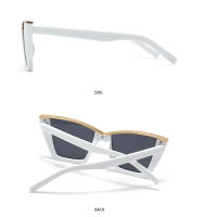 Toyear-gafas de sol estilo ojo de gato para mujer, de estilo Vintage lentes de sol, de marca de lujo, de diseñador, Punk, a la moda, Sexy - details 11