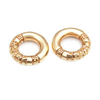Anillo de Cierre Redondo de Brasso Dorado Mate Joyería de Alta Calidad - details 38