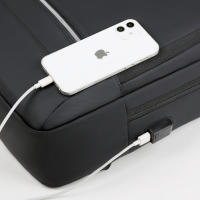 Mochila para ordenador portátil para hombre, resistente al desgaste, carga USB, adecuada para ordenador portátil de 16 pulgadas, diseño de tira reflectante, bolsa de negocios - details 7