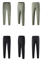 Pantalones atléticos del salón de la sandalia de la yoga del algodón de los hombres, pantalones casuales del jersey con los bolsillos - details 1