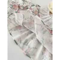 Ropa de verano para niña, Vestido de flores, cómodo y bonito para andar fuera, 2024 - details 7