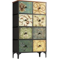 Cómoda, Cómoda para Dormitorio, Unidad de Almacenamiento, Armario con 12 cajones de Tela, Muebles de Dormitorio, cómoda para Cocina, Oficina, Pasillo, Estilo rústico - details 30