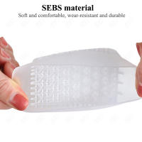 EiD-plantillas de Gel de silicona suave para el talón, soporte para el dolor de pies, masajeador de pies, cuidado, plantilla de medio talón, aumento de altura - details 5