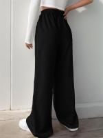 Pantalones de Pierna Ancha y Cintura Alta para Mujer Aestético Original Chic y Elegante - details 5