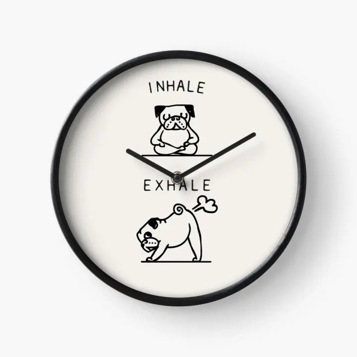 Reloj De Pared 25cm El sonido de la naturaleza en movimiento - Blanco=2351 - 1