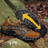 Zapatillas de Correr de Sendero Premium Impermeables Calzado de Montañismo y Agua Antideslizante para Hombres Secado Rápido, Diseño Distintivo - details 11