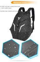 MOTOCENTRIC Hombres Mujeres Mochila para casco de motocicleta Mochila impermeable para montar en motocross Bolsa ligera para moto Reflexión de gran capacidad - details 7