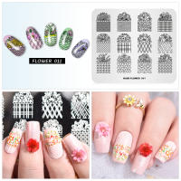 Plantillas de Arte de Uñas KADS para Salones de Belleza Herramientas de Manicura con Diseños de Flores Hojas Oceanos Animales - details 4