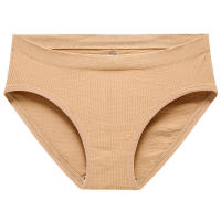 Ropa interior de algodón para mujer, bragas triangulares simples y transpirables de cintura media para niña - details 24