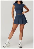 Camiseta deportiva de manga corta para mujer, Top ajustado de secado rápido, ropa informal para correr y Yoga - details 9