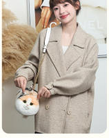 Simulación animal muñeca tres flores juguete de felpa gato bolso de hombro bolso muñeca muñeca - details 4