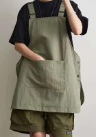 Barbero japonés impermeable al aire libre, cafetería, delantal de catering, ropa de trabajo de cocina doméstica unisex - details 0