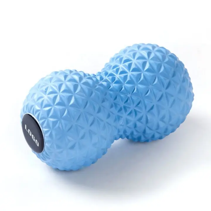 Bola de masaje de cacahuete de goma de mano para pies, cuello, mano, espalda, pierna - 1