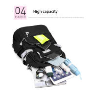 Mochila escolar para chicas adolescentes, morral sencillo de color sólido para mujer, morral escolar juvenil - details 14