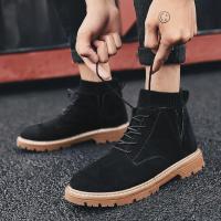 Nueva moda botas altas para hombre botas casuales para hombre al aire libre montañismo en la jungla botas de plataforma de fondo ancho - details 9
