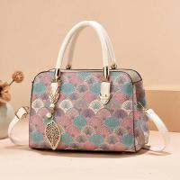 Bolso informal decorativo con estampado a la moda para mujer, bandolera de hombro simple y elegante, mochila de lujo de alta gama - details 3