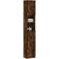Armario de Baño de Madera Ingeniería Lavadora, Estante, Ducha, Inodoro 32x25,5x190 cm - details 20