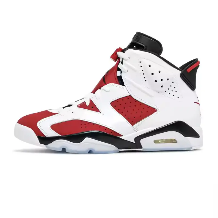 Zapatos de baloncesto blancos transpirables planos para caminar zapatillas de deporte informales 6s diseñador hombres deportes mujeres zapatos para correr al aire libre - 1