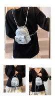 Versión coreana Xiaoxiangfeng Lingge mochila 2025 primavera nueva moda simple estudiante cadena de gama alta bolso de mujer - details 10