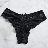 Tirantes de tul exquisitos para mujer, ropa interior de encaje con cuello en V, conjunto de vestido de Tanga semitransparente, camisones de lencería para mujer - details 10