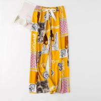 Pijamas de Algodón-Seda para Mujeres Pantalones Corporales Delgados para Embarazadas - details 12