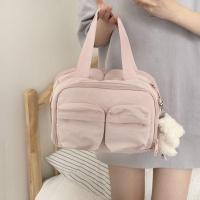 Elegante bolsa de maquillaje de nailon multifunción con múltiples bolsillos, bolso de mano, bolsa de compras impermeable - details 11