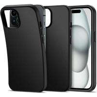 Funda suave de silicona mate de lujo para iPhone 17 Air 16 15 14 Plus 13 12 Mini 11 Pro Max XR cubierta negra sólida ultrafina - details 0