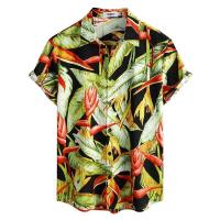 Camisa estampada Trcal Beach 3D, ropa de hombre de gran tamaño, casual, Hawaii, playa, Hawaii Spring Valley, moda de vacaciones - details 7