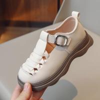 Zapatos planos versátiles transpirables antideslizantes para niñas, calzado de cuero para niños, moda y cómodo, estilo coreano, Otoño, 2024 - details 7
