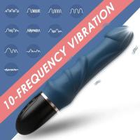 Potente consolador grande vibrador para mujer, estimulador del clítoris del punto G, 10 modos, masajeador Vaginal, masturbador femenino, juguete sexual para adultos - details 1