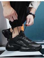Nueva pareja de zapatos de papá, plataforma para mujer, deportes, aumento de los zapatos casuales para correr - details 33