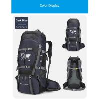 Mochila de senderismo de tela Oxford, alta capacidad, para exteriores, viajes, Camping, soporte, 75 litros - details 14