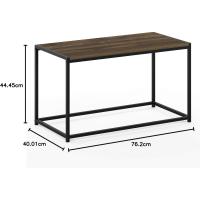 Mesas de café, Metal, Nogal, 40 x 76,2 x 44,45 cm - details 6