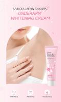 Laikou Sakura crema para las axilas rodilla nalgas piel oscura mejorar la pigmentación de melanina producto coreano para el cuidado de la piel 30g - details 0