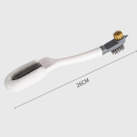 Cepillo de limpieza de zapatos de 5 lados, resistente al desgaste, cepillo de limpieza profunda para botas de cuero Suedes - details 3