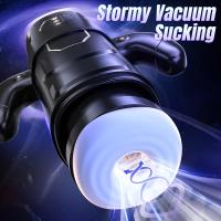 Juguetes sexuales Masturbador masculino automático - Juguetes para adultos Copa masturbadora de composición abierta con 9 modos de vibración para estimulación del pene, juguetes sexuales masculinos Vibrador eléctrico de bolsillo para hombre, juguetes sexu - details 2