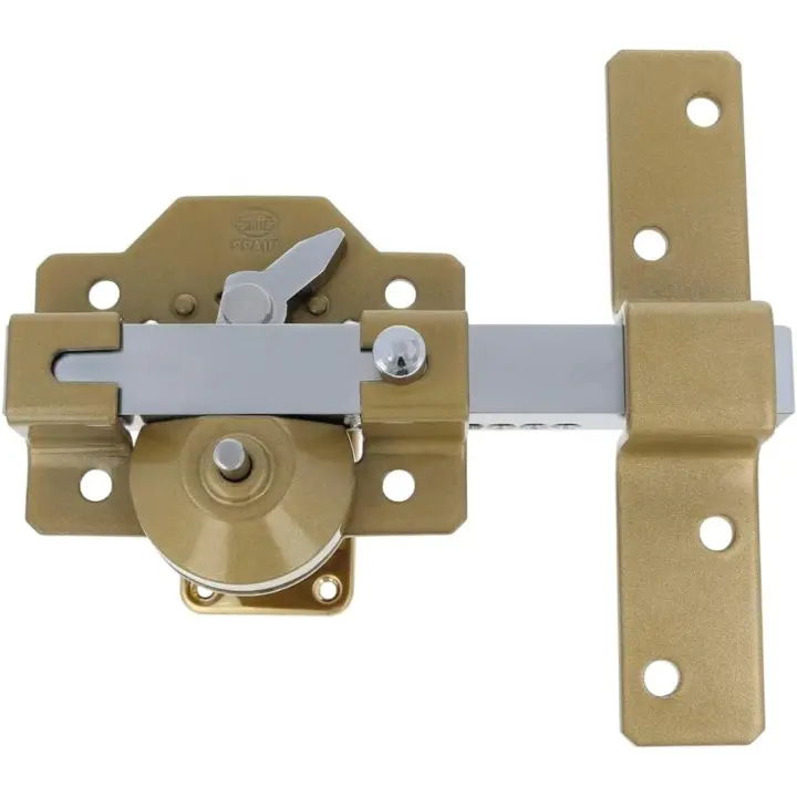 Cerradura de Sobreponer |   105 x 170 milímetros |   Martelé |   Cilindro de seguridad de 50 mm y Pestillo de Apertura |   Resistente a la Extracción, Arranque y Rotura |   Puertas de Entrada - 1
