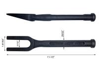Separador de varillas de dirección de 11 ", separador de juntas esféricas, horquilla de pepinillo para mantenimiento de camiones y automóviles - details 0