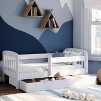 Lilia - Cama infantil 80 x 160 cm, 1 cajón de almacenamiento con somier y barreras - details 5